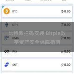 比特派扫码安装 Bitpie数字资产安全保障指南