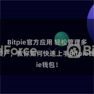 Bitpie官方应用 轻松管理多链资产，教你如何快速上手Bitpie钱包！