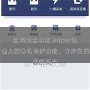 比特派全功能 Bitpie钱包：强大的隐私保护功能，守护您的资产