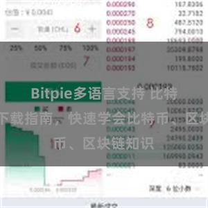 Bitpie多语言支持 比特派教程下载指南，快速学会比特币、区块链知识
