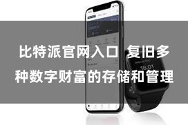 比特派官网入口  复旧多种数字财富的存储和管理