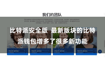 比特派安全版  最新版块的比特派钱包增多了很多新功能